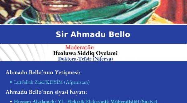 157.Uluslararası Öğrenci Münazarası – Sir Ahmedu Bello